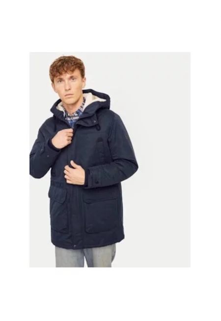 Мъжко яке -  304514081 - Полиестер - Син - Син