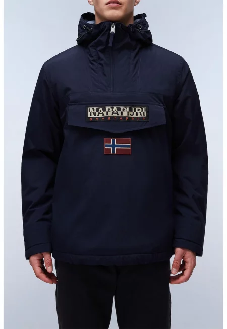 Непромокаемо зимно яке Rainforest с качулка - Тъмносин