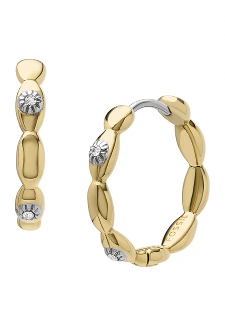 Обеци от неръждаема стомана с кристали