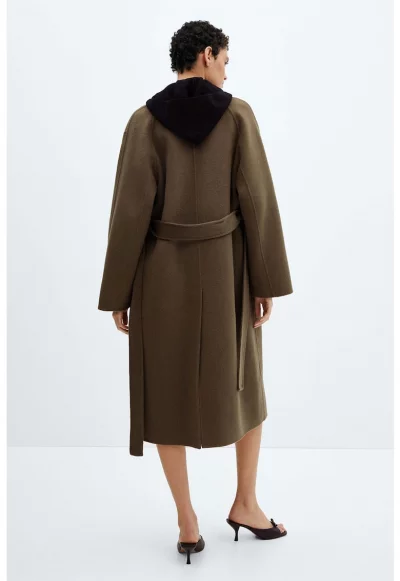 Палто с вълна Batin с връзка