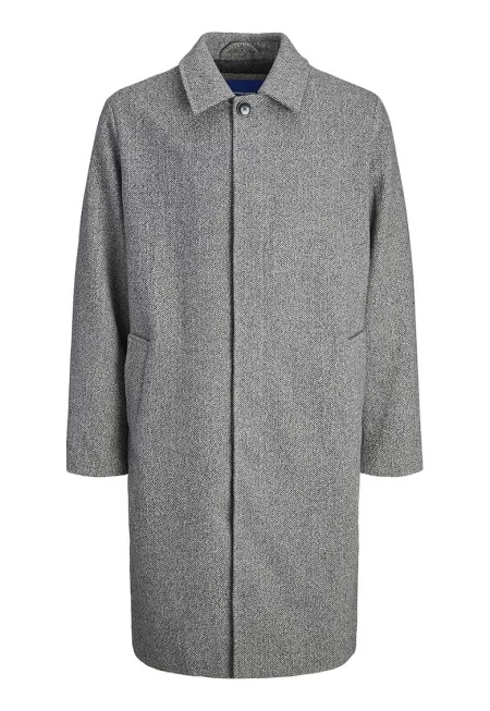 Палто с вълна и яка