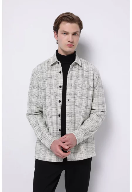 Памучна риза на каре