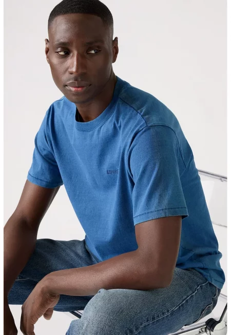 Памучна тениска Red Tab™ със свободна кройка