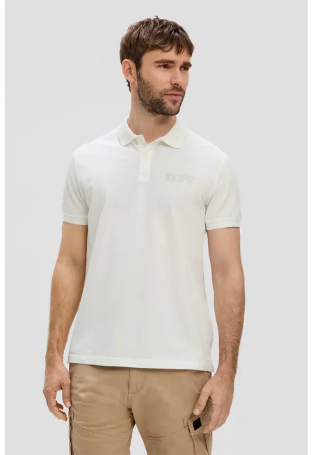 Памучна тениска с яка