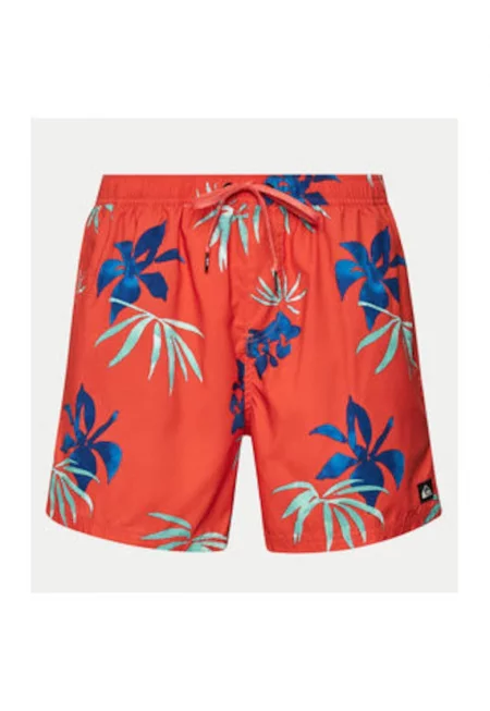 Плувни шорти  синтетични - червени - размер