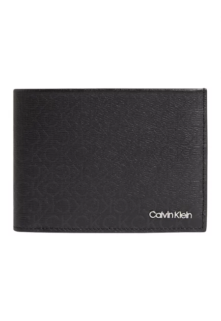 Портфейл от еко кожа с прегъване и лого