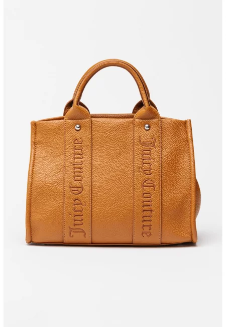 Ръчна чанта Iris с несесер - Канелено кафяво