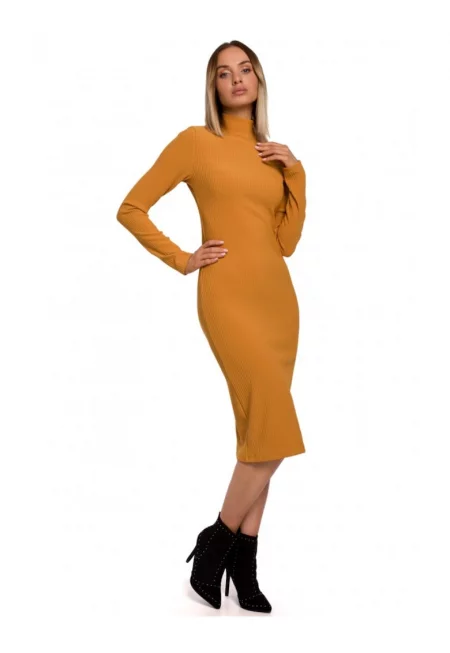 Рокля - Полиестер / Еластан - Жълта