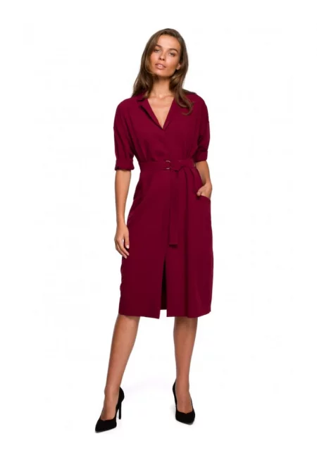 Рокля с джобове  полиестер