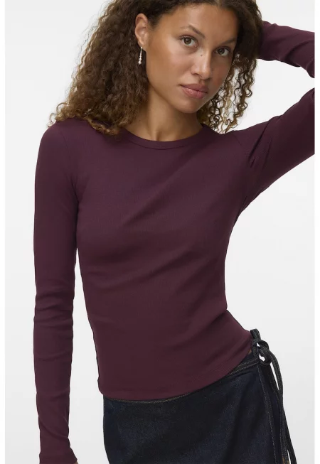 Слим блуза Chloe с органичен памук