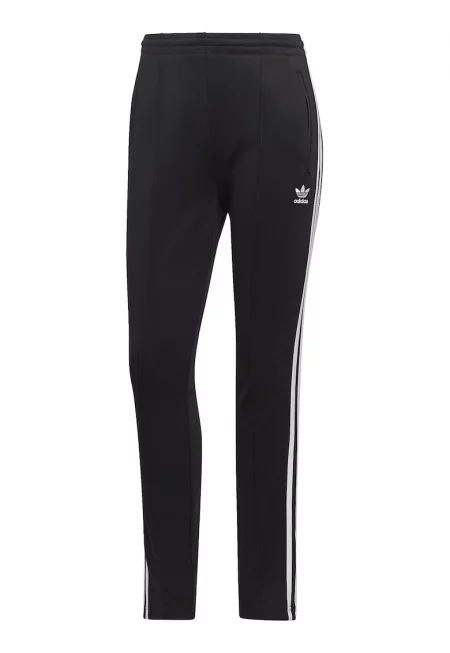 Слим спортен панталон Adicolor - Бял/Черен