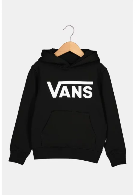 Суитшърт с лого и джоб тип кенгуру