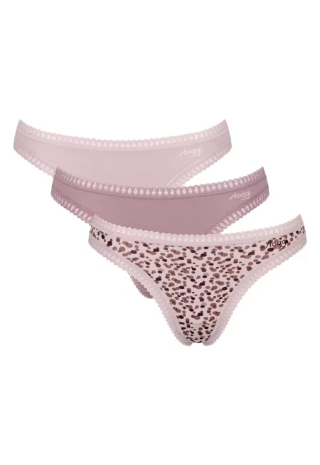 Танга с органичен памук - 3 чифта