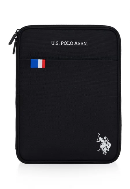 Текстилен калъф за лаптоп - Черен - 29.5x20x1