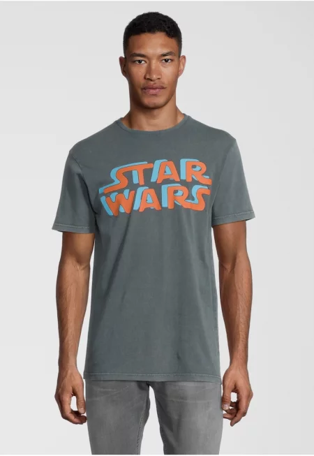 Тениска с контрастна щампа Star Wars