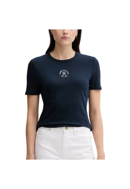 Тениска  STAMP LOGO SLIM C-NK SS TEE-WW0WW45809-C1G