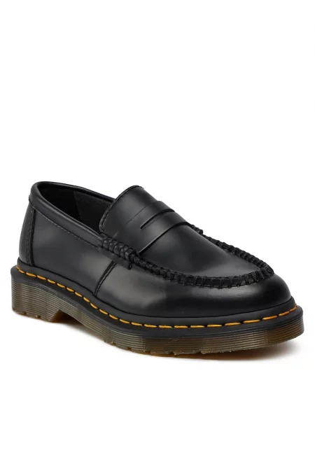 Унисекс мокасини - Dr Martens - естествена кожа в черно
