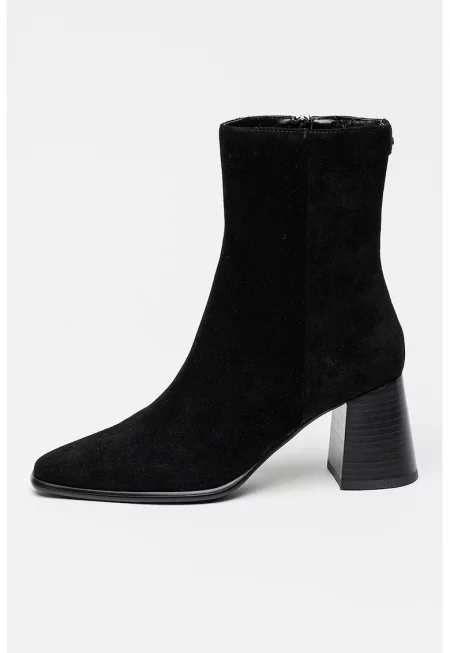 Велурени боти Jade с цип
