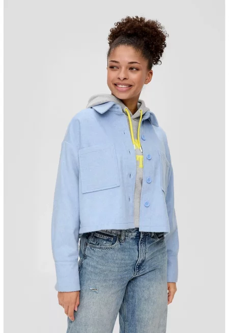 Яке тип риза с паднали ръкави и джобове