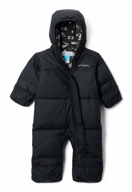 Земен гащеризон Snuggly Bunny II с вата - Черен