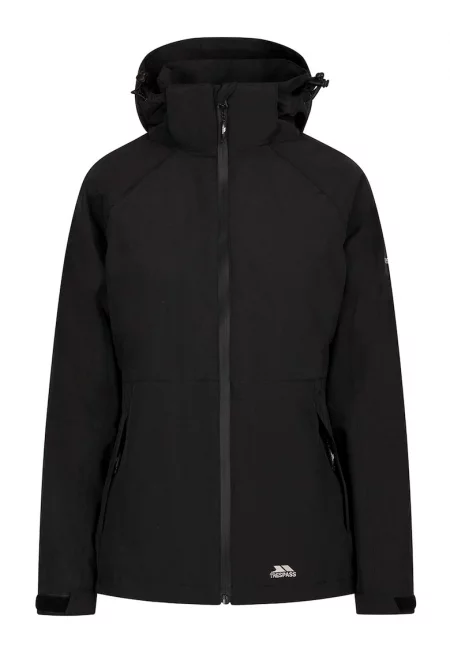 Зимно трекинг яке с джобове с цип - Черен