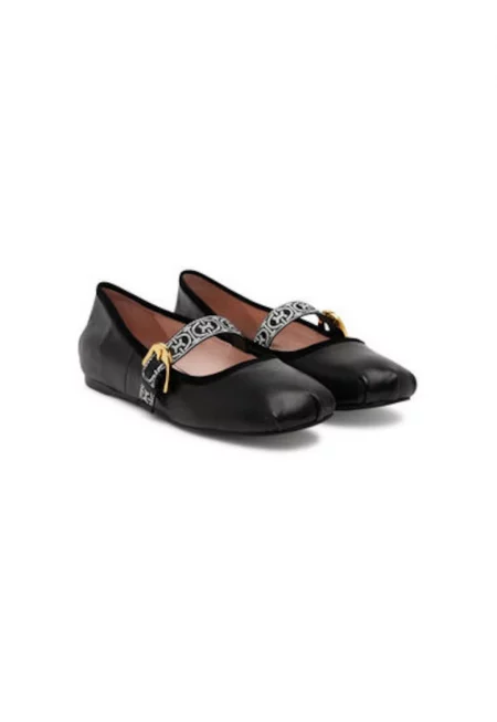 Балерини  S15 19 01 01 847 - Естествена кожа - 39754 - Черен