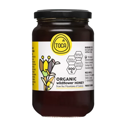 Био мед от диви горски цветя - Organic Wildflower Honey, 500 g