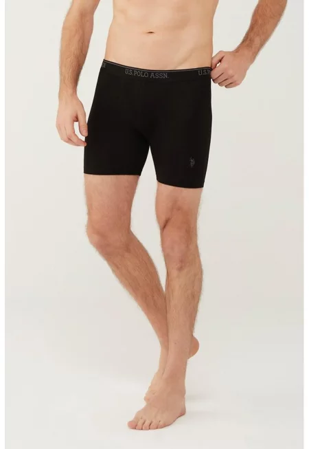 Боксерки с лого на талията - 3 чифта - Черен