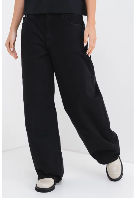 CALVIN KLEIN - Дънки с широк крачол - Черен