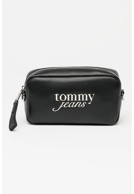 Чанта през рамо Bold Script - Черен