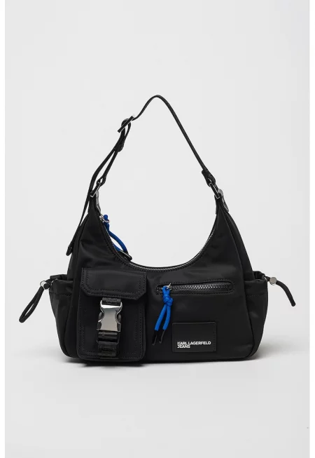 Чанта за рамо Utility с джобове - Черен