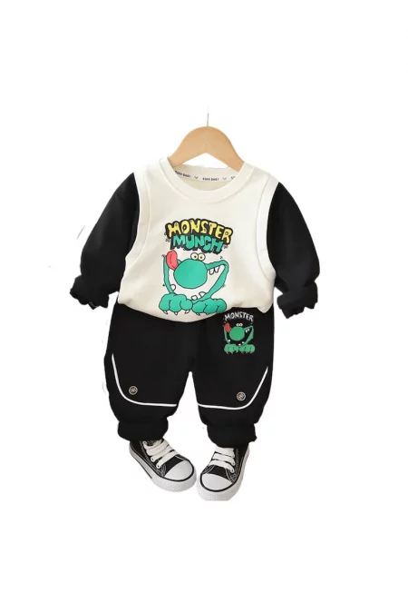 Черен костюм за момчета чудовища