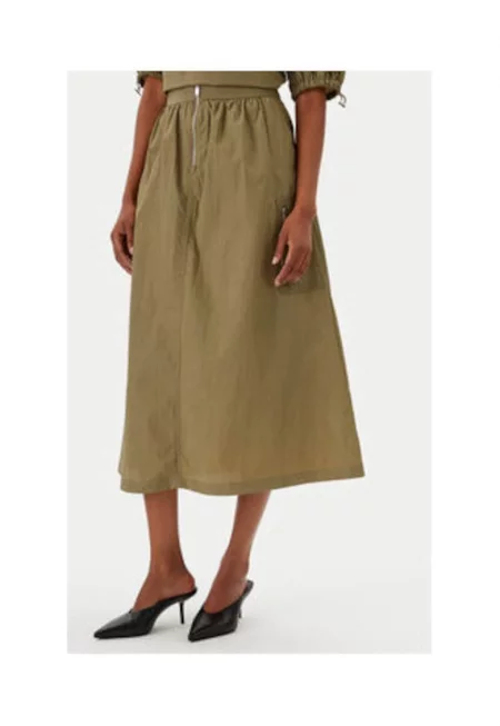 Дамска пола -  модел P5BNSAFC 311 KJ5 - утилитарно зелено - 100% найлон