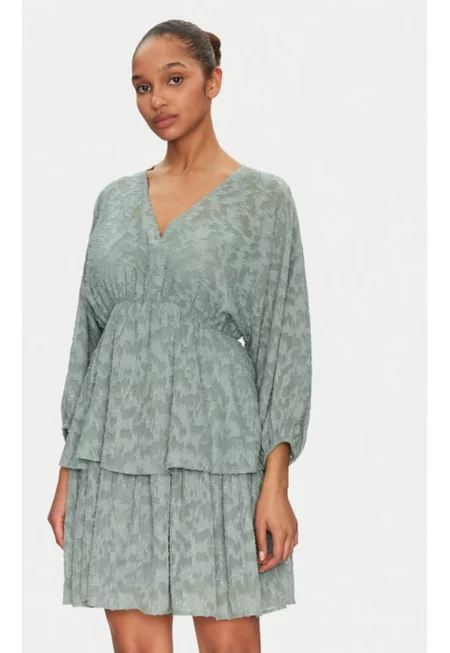 Дамска рокля -  305042415 - Полиестер - Зелен