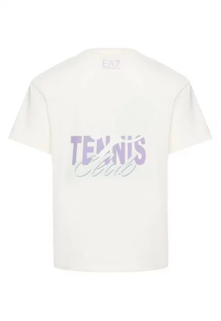 Дамска тениска  W GRAPHIC TEE SS - Памук - Бял -