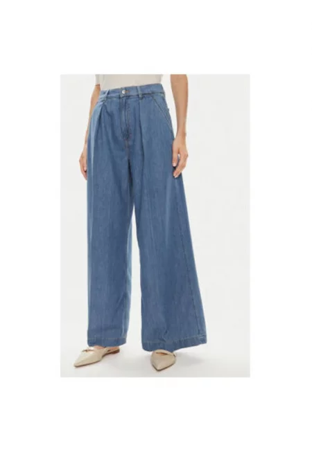 Дамски дънки -  304011573 - Памук/Модал - Син