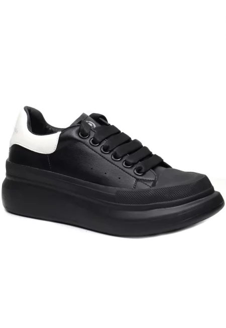 Дамски обувки 232806 черни подметка черна