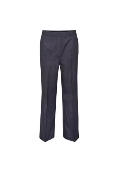 Дамски панталон -  301666172 - Полиестер/Вискоза - Сив - Сив