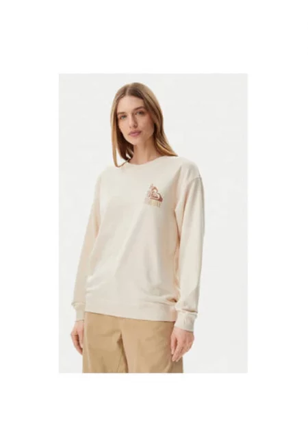 Дамски панталон  ERJFT04963-TEC0 - Памук/Полиестер - Бежов