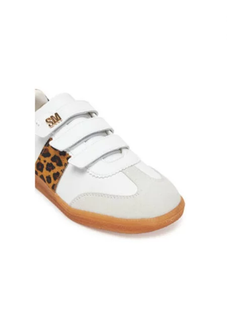 Дамски спортни обувки - SM11003800 -  Екокожа - Бял