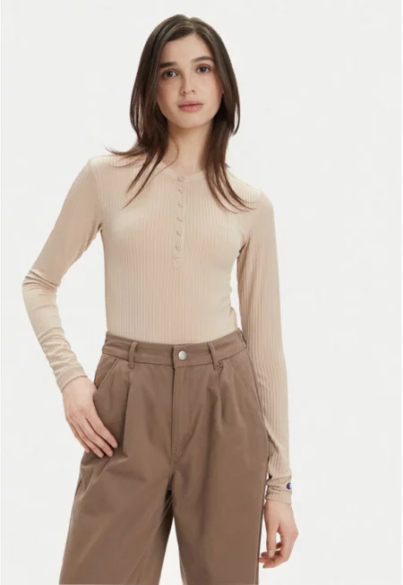 Дамско боди -  303791629 - Полиестер - Бежов - Бежов