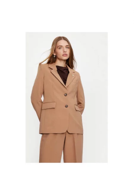 Дамско яке - US Polo Assn. - 304797279 - Полиестер/Вискоза - Бежово