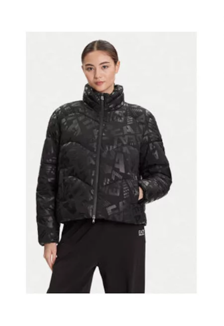 Дамско зимно яке - Emporio Armani  черно - полиамид