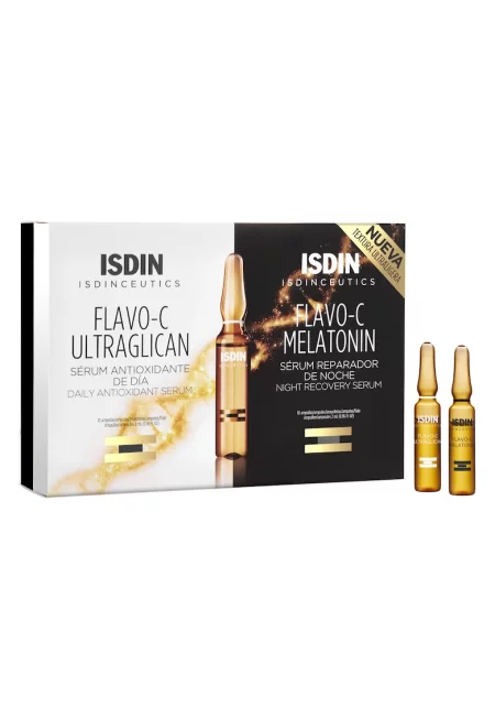 Дневен и нощен серум  Flavo C Ultraglycan & melatonin