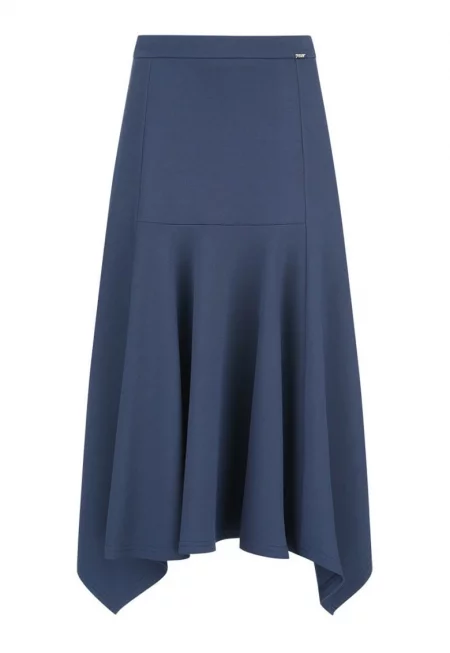 Fusta midi cu terminatie asimetrica