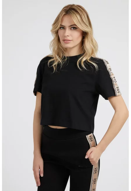 Къса памучна тениска