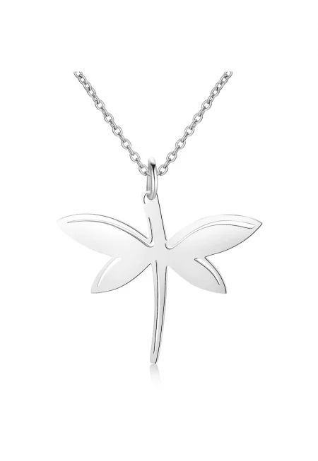 Колие Libellule от неръждаема стомана с висулка