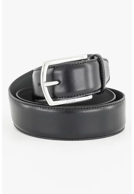 Кожен колан Claus - Черен