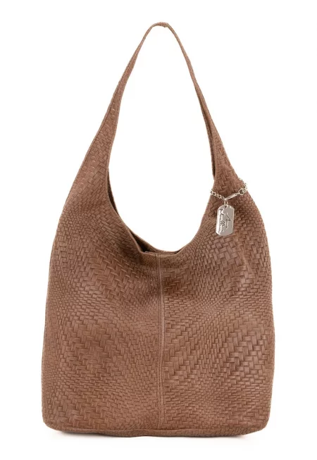 Кожена чанта с лого