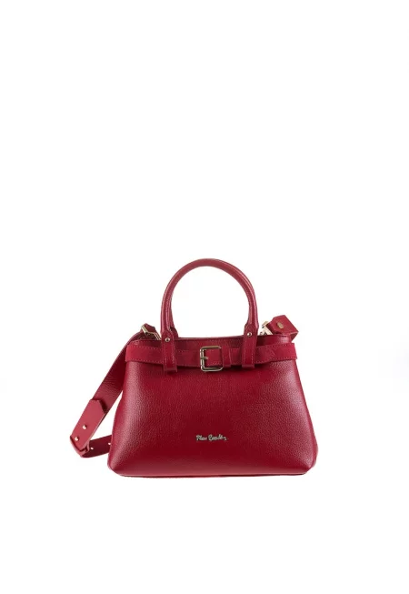 Кожена чанта за рамо Lumina Elite с тока